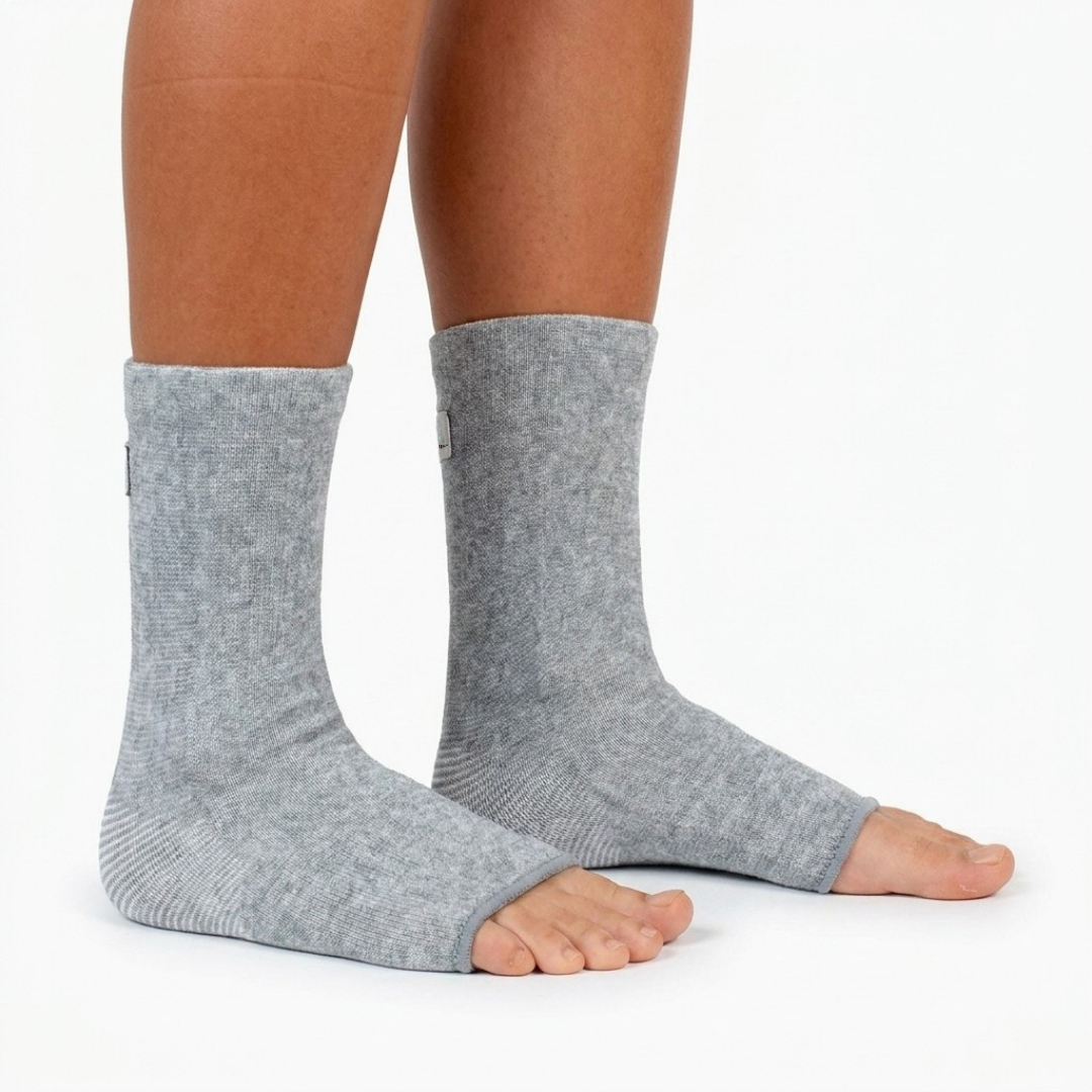 BambuRelief® Støttestrømpe – Naturlig støtte for ømme føtter