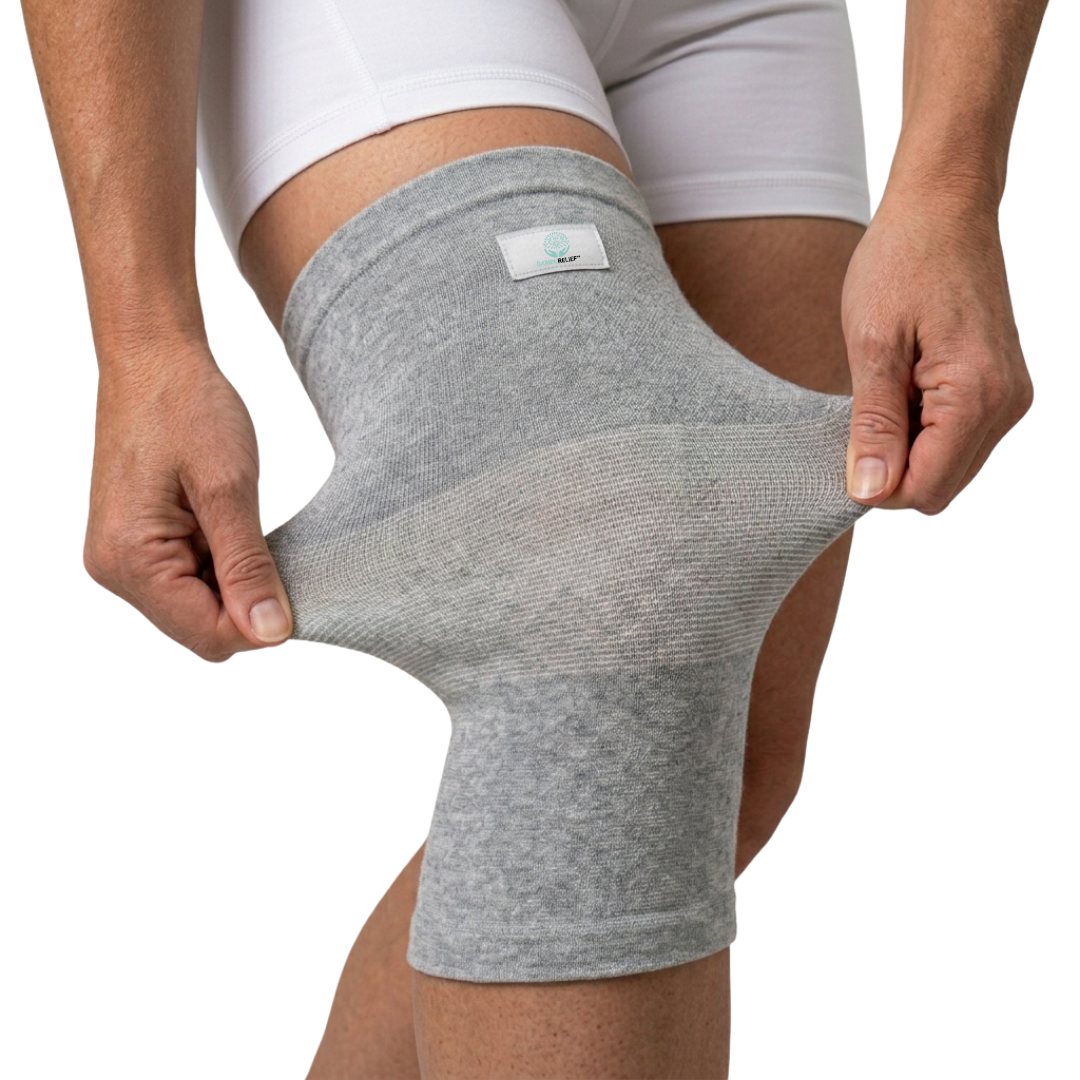 BambuRelief® Knestøtte – Naturlig smertelindring for verkende knær