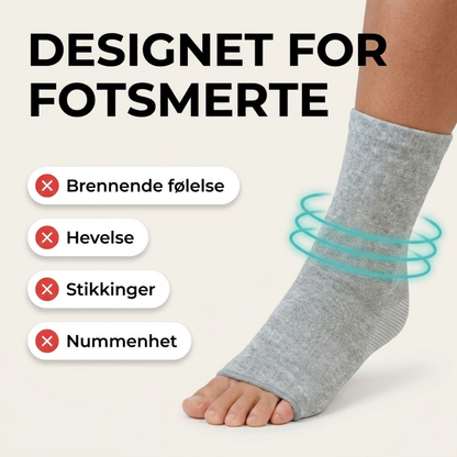 BambuRelief® Støttestrømpe – Naturlig støtte for ømme føtter
